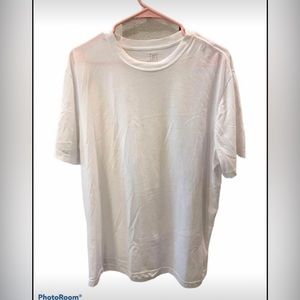 George Men's White Tshirt - Size: XL (Stains shown)